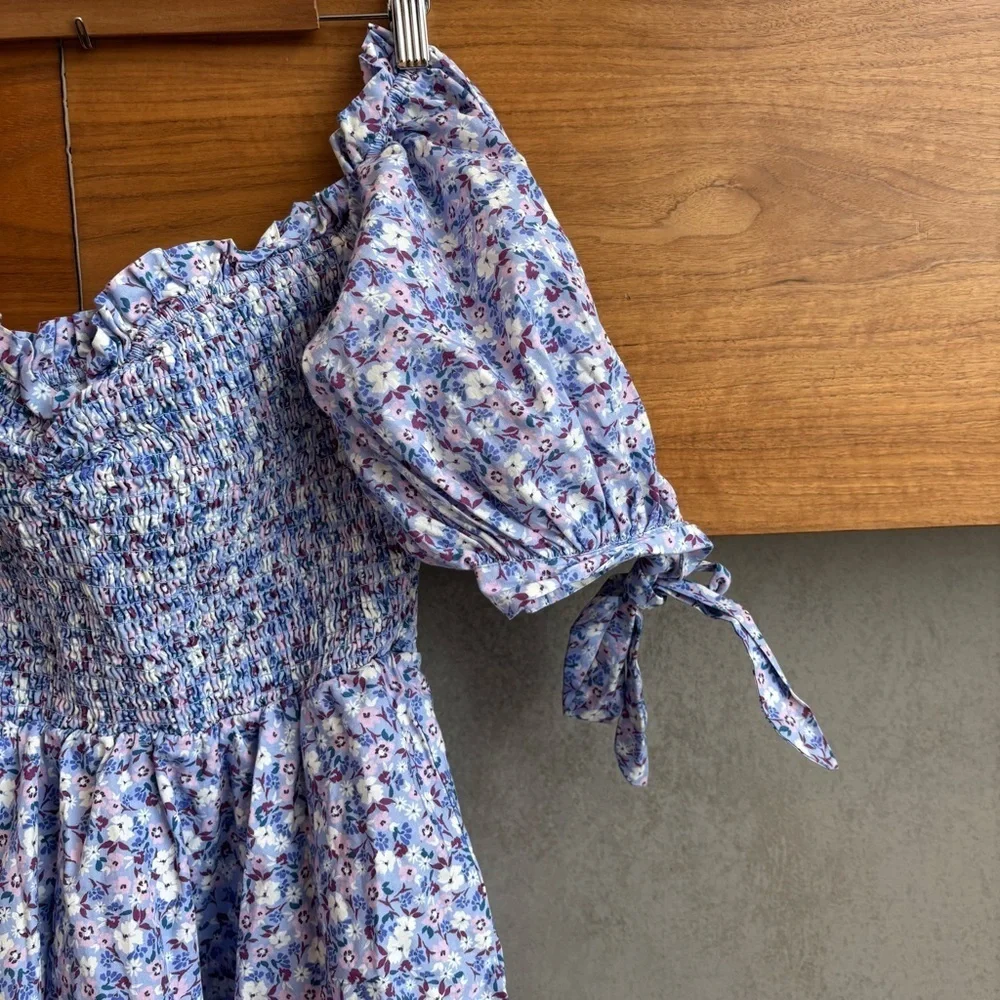 Yumi Kim Tessa Mini Dress in Angel Eyes in Blue, Size L